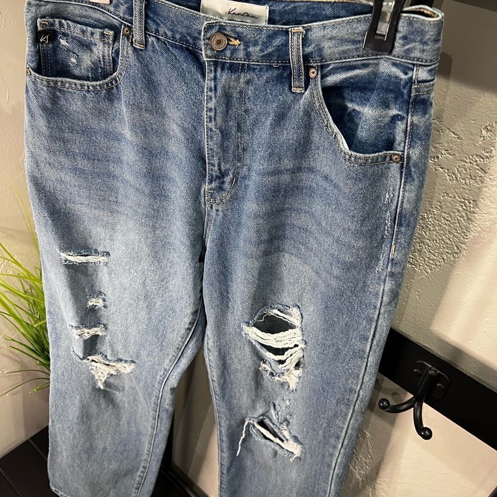 KanCan Jeans Stephanie Ultra High Rise 90's Boyfriend size 11/29 - Picture 7 of 15